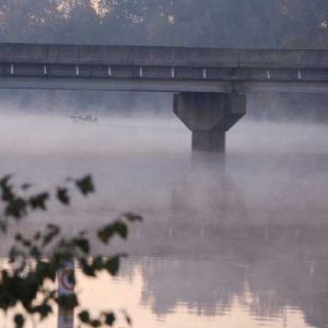 Image of the Cape Fear River and one of its bridges